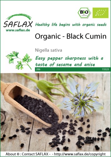Black Cumin ORGANIC Herb Seeds